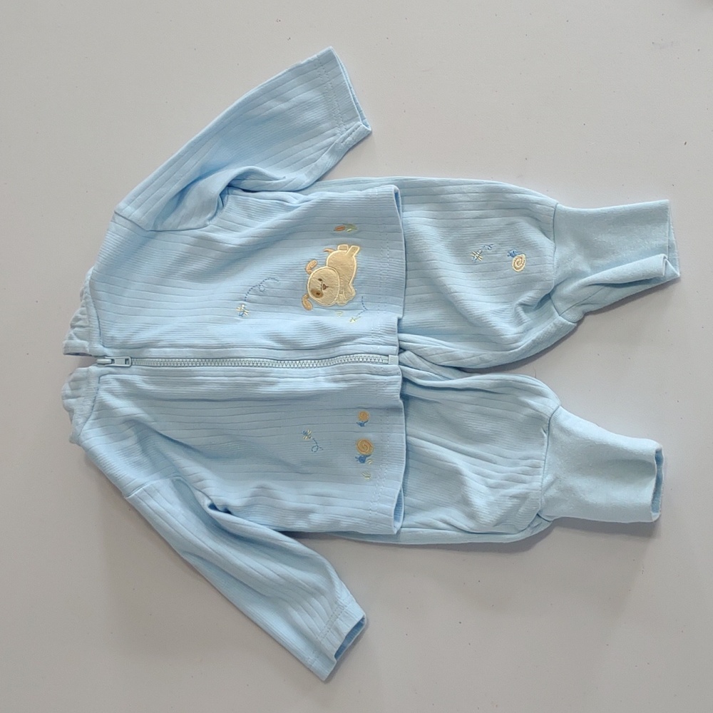 Carter's Child of Mine 2 pc jacket pants sweatsuit set Med 12-18 lb Baby Boy 0-3